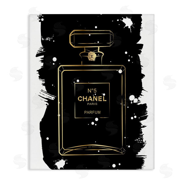 stupell industries Martina Pavlova | Black Glam Perfume Wall Art