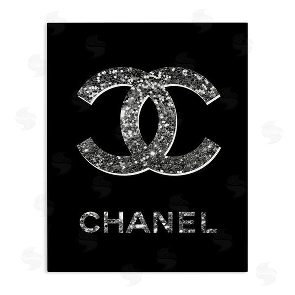 stupell industries Martina Pavlova | Black Gleaming Glam Symbol Wall Art