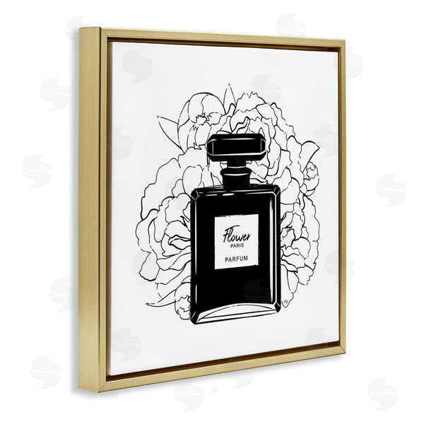 Stupell Industries Martina Pavlova | Black Perfume And Roses