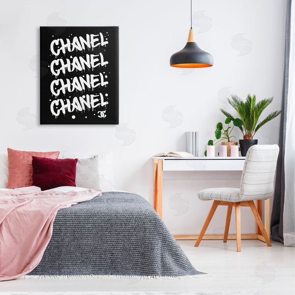 Stupell Industries Martina Pavlova | Black & White Glam Graffiti Wall Art