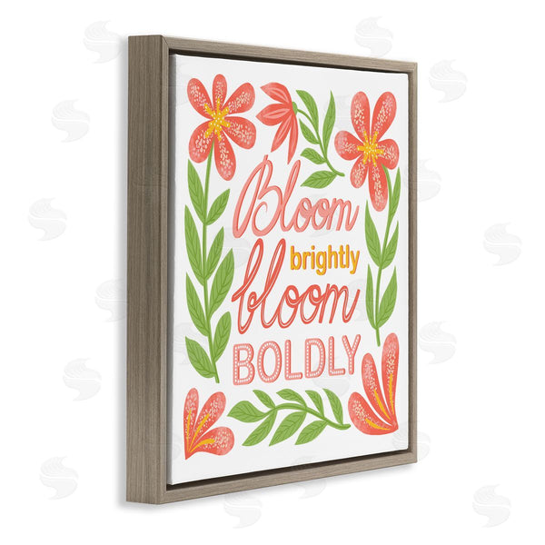 Stupell Industries Martina Pavlova | Bloom Brightly Flower Border