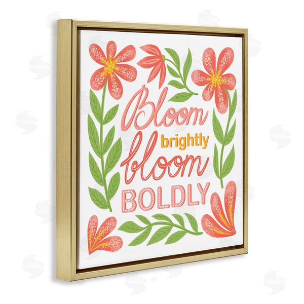 Stupell Industries Martina Pavlova | Bloom Brightly Flower Border