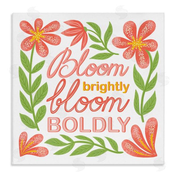 stupell industries Martina Pavlova | Bloom Brightly Flower Border