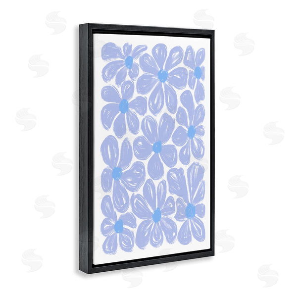Stupell Industries Martina Pavlova | Blue Blooms Patterned