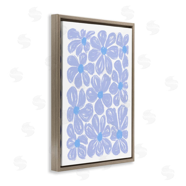 Stupell Industries Martina Pavlova | Blue Blooms Patterned