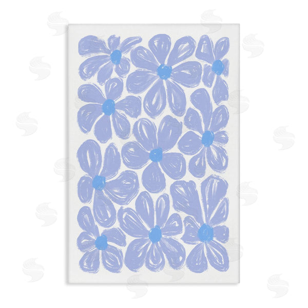 stupell industries Martina Pavlova | Blue Blooms Patterned