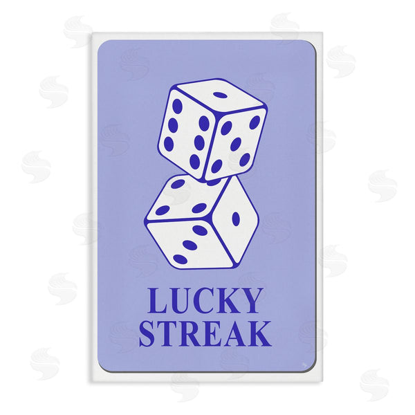 stupell industries Martina Pavlova | Blue Lucky Streak Dice