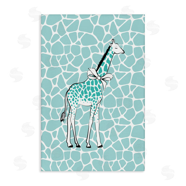 stupell industries Martina Pavlova | Blue Patterned Glam Giraffe