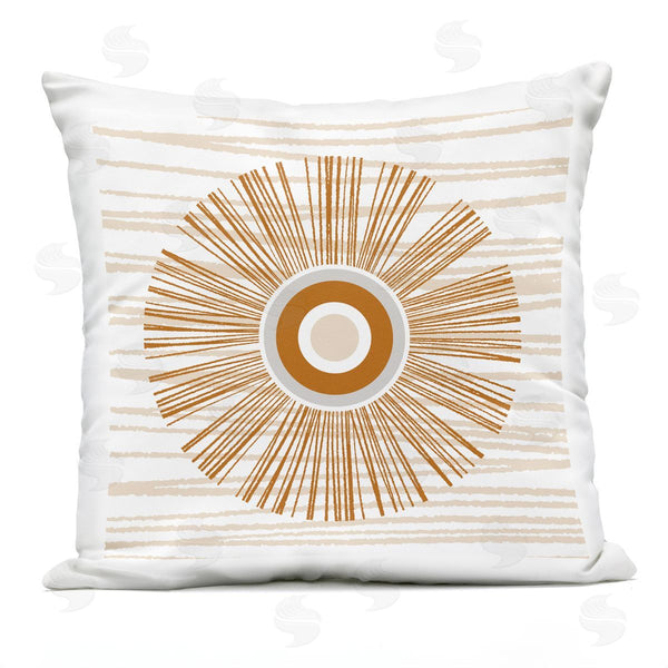 Stupell Industries Martina Pavlova | Boho Abstract Sun Ray Stripes Printed Throw Pillow