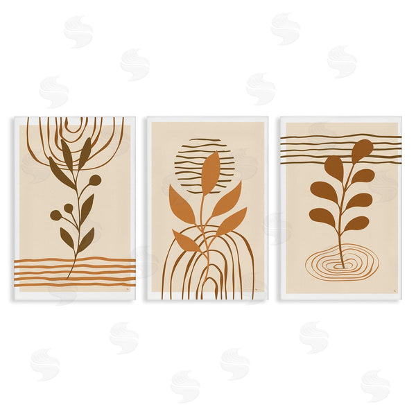 stupell industries Martina Pavlova | Boho Sprigs & Line Patterns