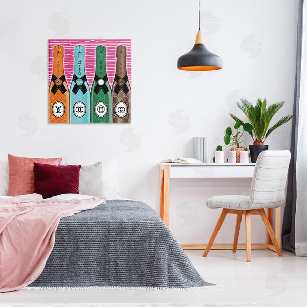 Stupell Industries Martina Pavlova | Bold Glam Bottles Wall Art