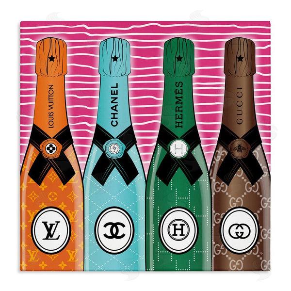 stupell industries Martina Pavlova | Bold Glam Bottles Wall Art