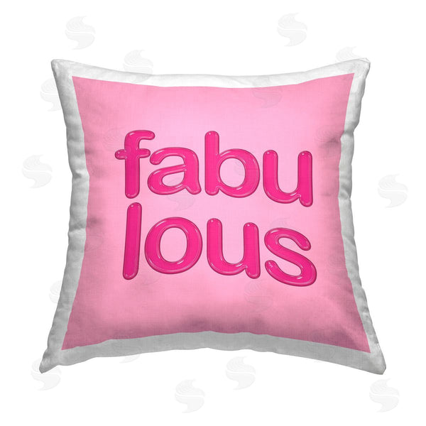 stupell industries Martina Pavlova | Bold Glam Fabulous Printed Throw Pillow