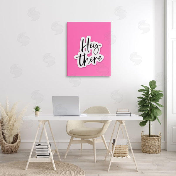 Stupell Industries Martina Pavlova | Bold Hey There Wall Art
