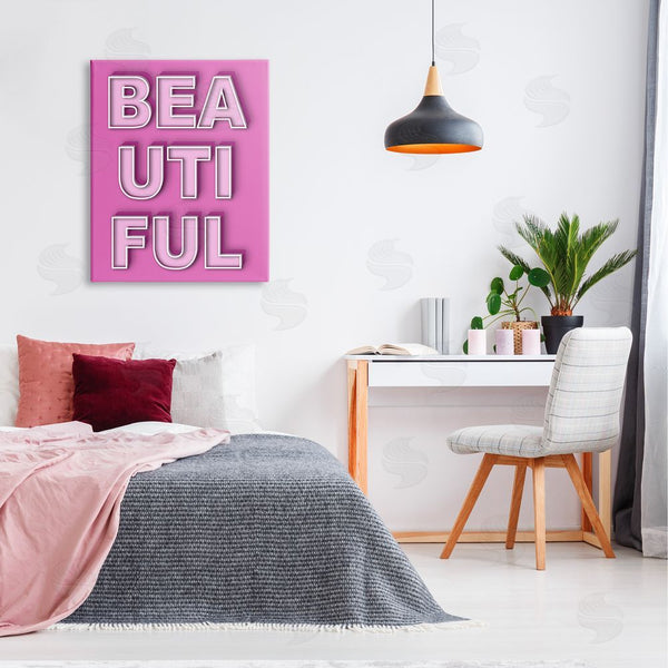 Stupell Industries Martina Pavlova | Bold Motivational Beautiful Text Wall Art