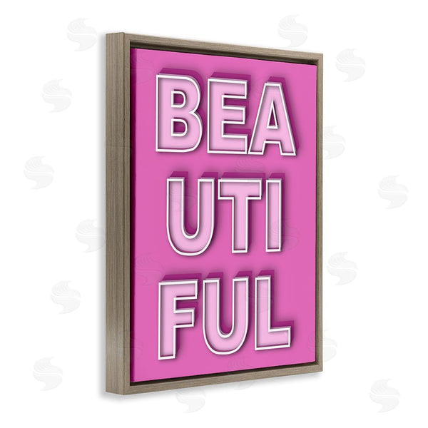 Stupell Industries Martina Pavlova | Bold Motivational Beautiful Text Wall Art