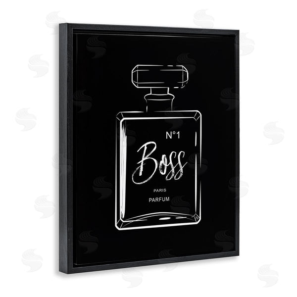 Stupell Industries Martina Pavlova | Boss Perfume On Black Wall Art