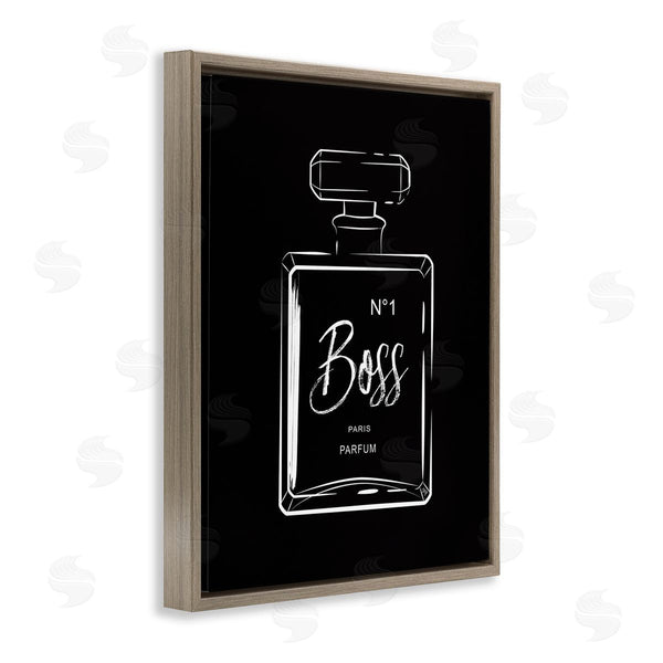 Stupell Industries Martina Pavlova | Boss Perfume On Black Wall Art