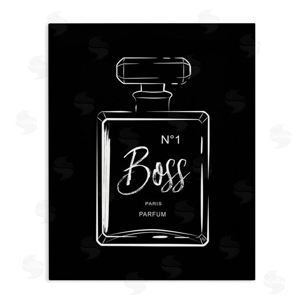 stupell industries Martina Pavlova | Boss Perfume on Black Wall Art