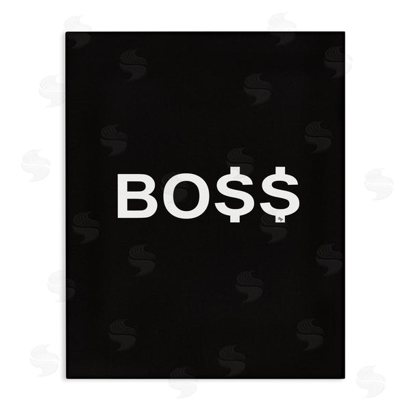 stupell industries Martina Pavlova | Boss Text Dollar Signs