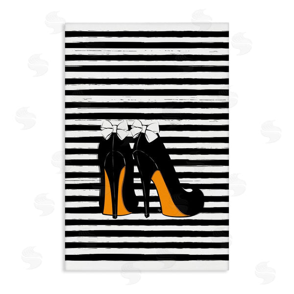 stupell industries Martina Pavlova | Bow Heels on Stripes