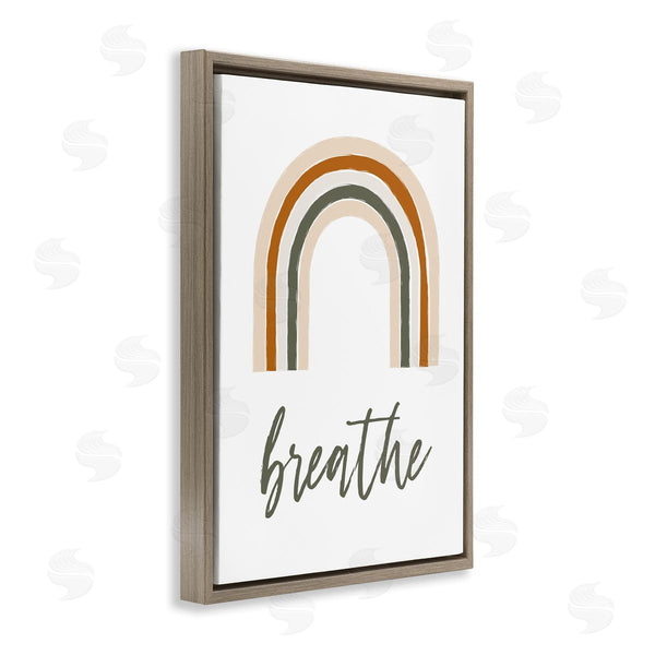 Stupell Industries Martina Pavlova | Breathe With Subtle Earth Tones Wall Art