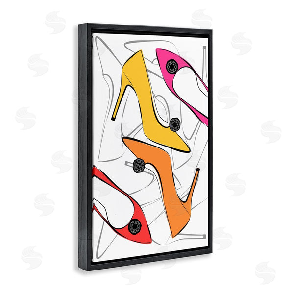 Stupell Industries Martina Pavlova | Bright Happy Heels