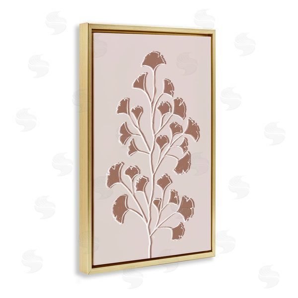 Stupell Industries Martina Pavlova | Brown Gingko Leaves