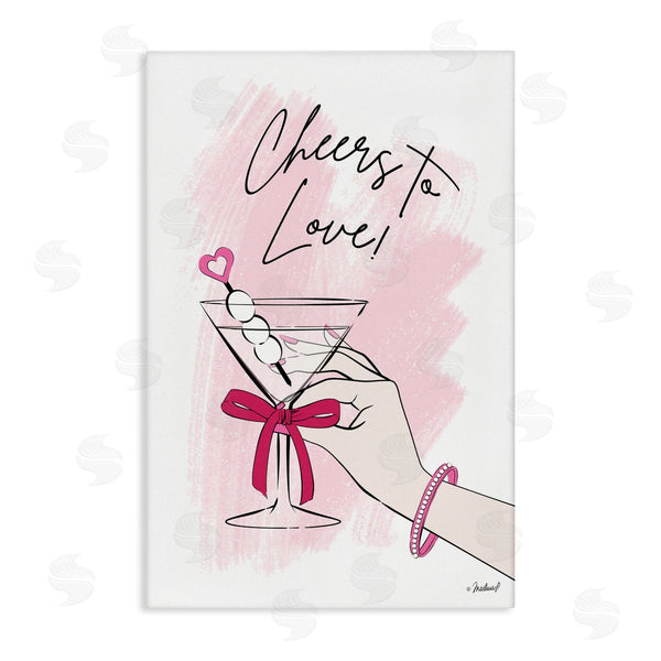 stupell industries Martina Pavlova | Cheers To Love Martini Wall Art