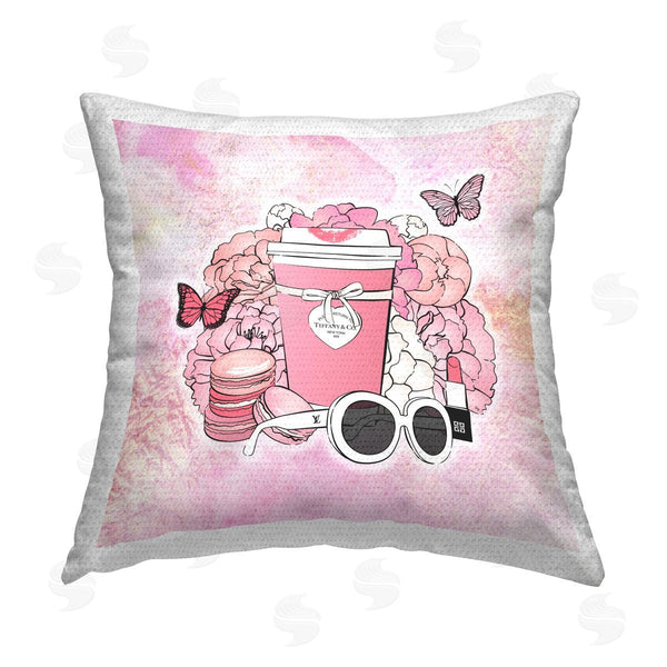 Stupell Industries Martina Pavlova | Chic Coffee & Dessert Printed Throw Pillow