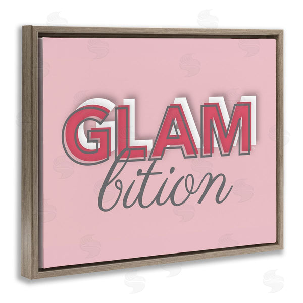Stupell Industries Martina Pavlova | Chic Glambition Typography Trendy Fashion Text Wall Art