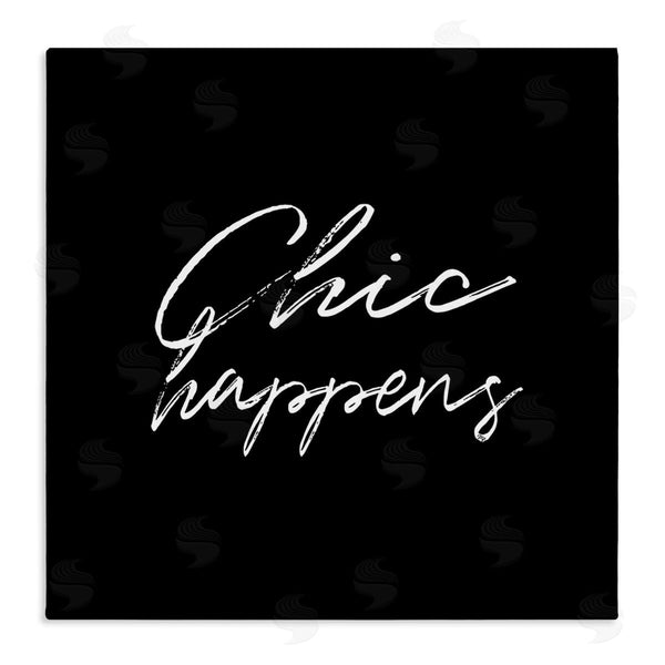 stupell industries Martina Pavlova | Chic Happens on Black Wall Art