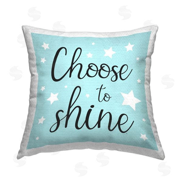 Stupell Industries Martina Pavlova | Choose To Shine Stars Printed Throw Pillow
