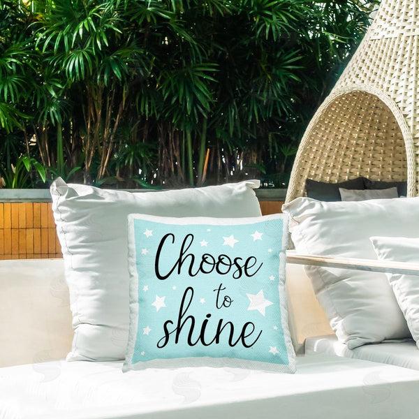 Stupell Industries Martina Pavlova | Choose To Shine Stars Printed Throw Pillow