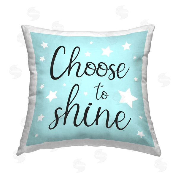 stupell industries Martina Pavlova | Choose to Shine Stars Printed Throw Pillow