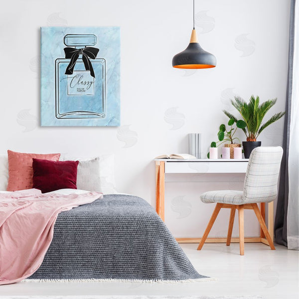 Stupell Industries Martina Pavlova | Classy Blue Perfume Wall Art