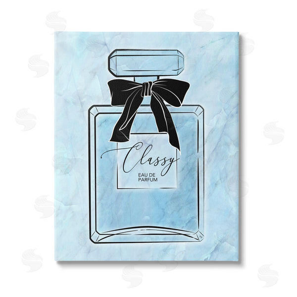 stupell industries Martina Pavlova | Classy Blue Perfume Wall Art