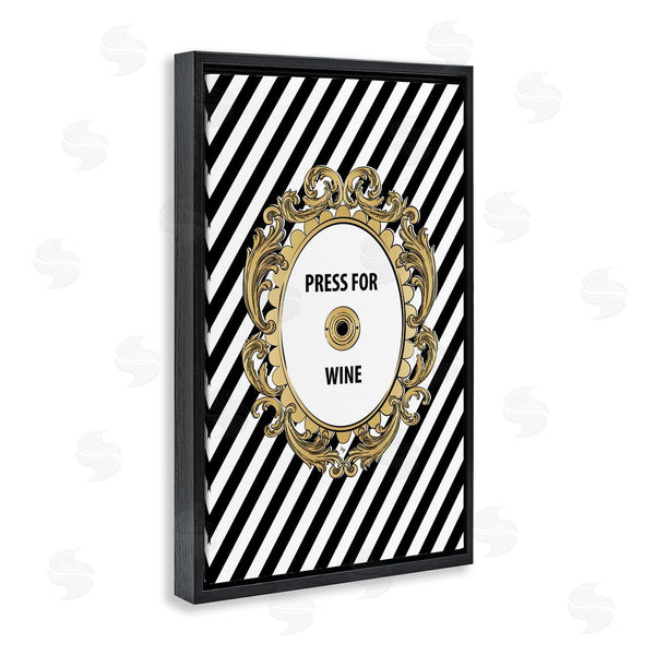 Stupell Industries Martina Pavlova | Classy & Chic Press For Wine
