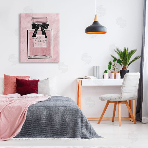 Stupell Industries Martina Pavlova | Classy Pink Perfume Wall Art