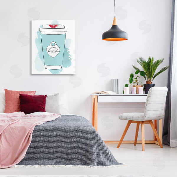Stupell Industries Martina Pavlova | Coffee With Lipstick Wall Art