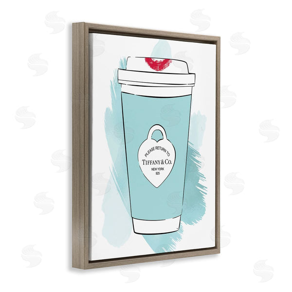 Stupell Industries Martina Pavlova | Coffee With Lipstick Wall Art