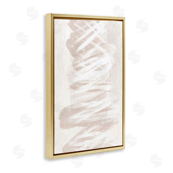 Stupell Industries Martina Pavlova | Contemporary Beige Waves