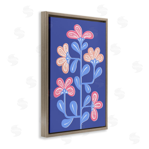 Stupell Industries Martina Pavlova | Contemporary Curved Growing Flowers