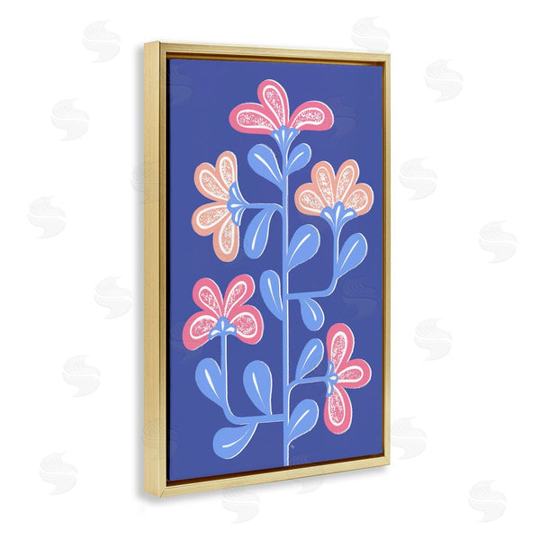 Stupell Industries Martina Pavlova | Contemporary Curved Growing Flowers