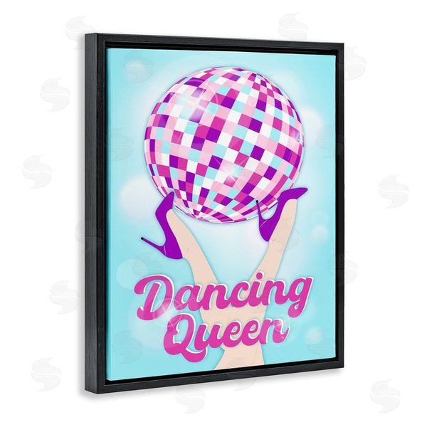 Stupell Industries Martina Pavlova | Dancing Queen Retro Disco Ball Wall Art