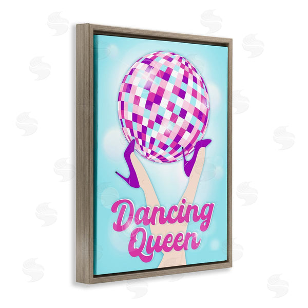 Stupell Industries Martina Pavlova | Dancing Queen Retro Disco Ball Wall Art