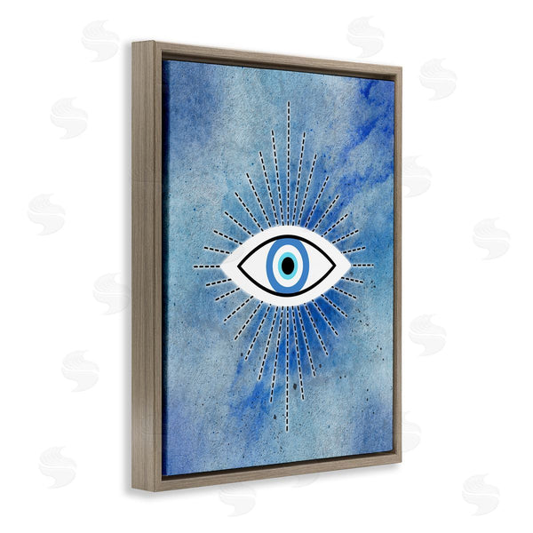Stupell Industries Martina Pavlova | Deco Evil Sky Eye All Seeing Sacred Charm Wall Art