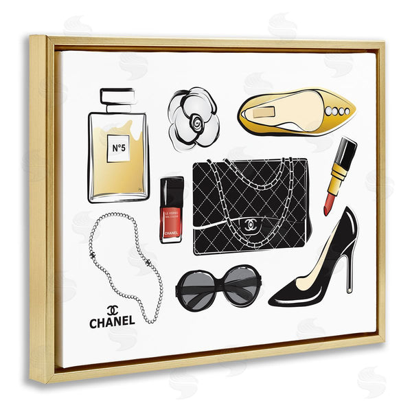 Stupell Industries Martina Pavlova | Designer Fashion Accessories Glam