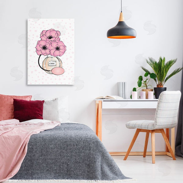 Stupell Industries Martina Pavlova | Dotted Floral Perfume Wall Art