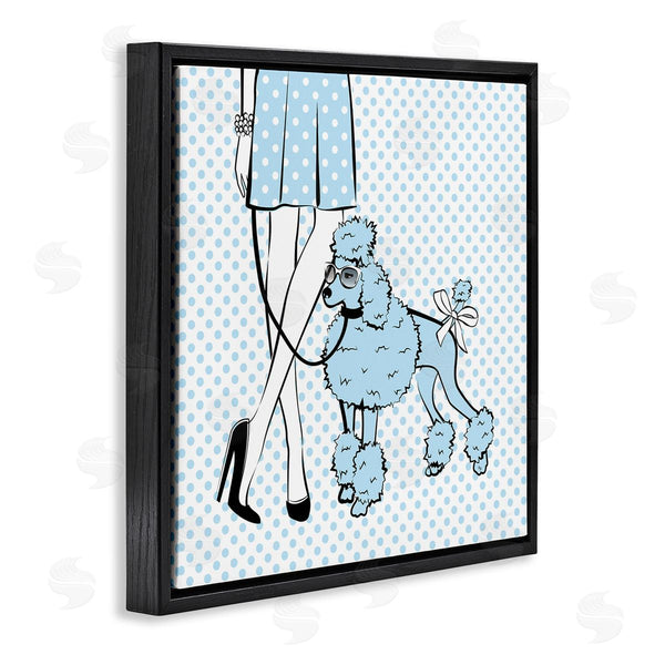 Stupell Industries Martina Pavlova | Dotted Girl And Poodle